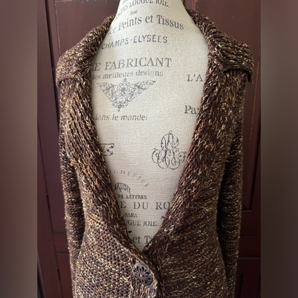 XL BCBG Brown Cardigan - Picture 4 of 15